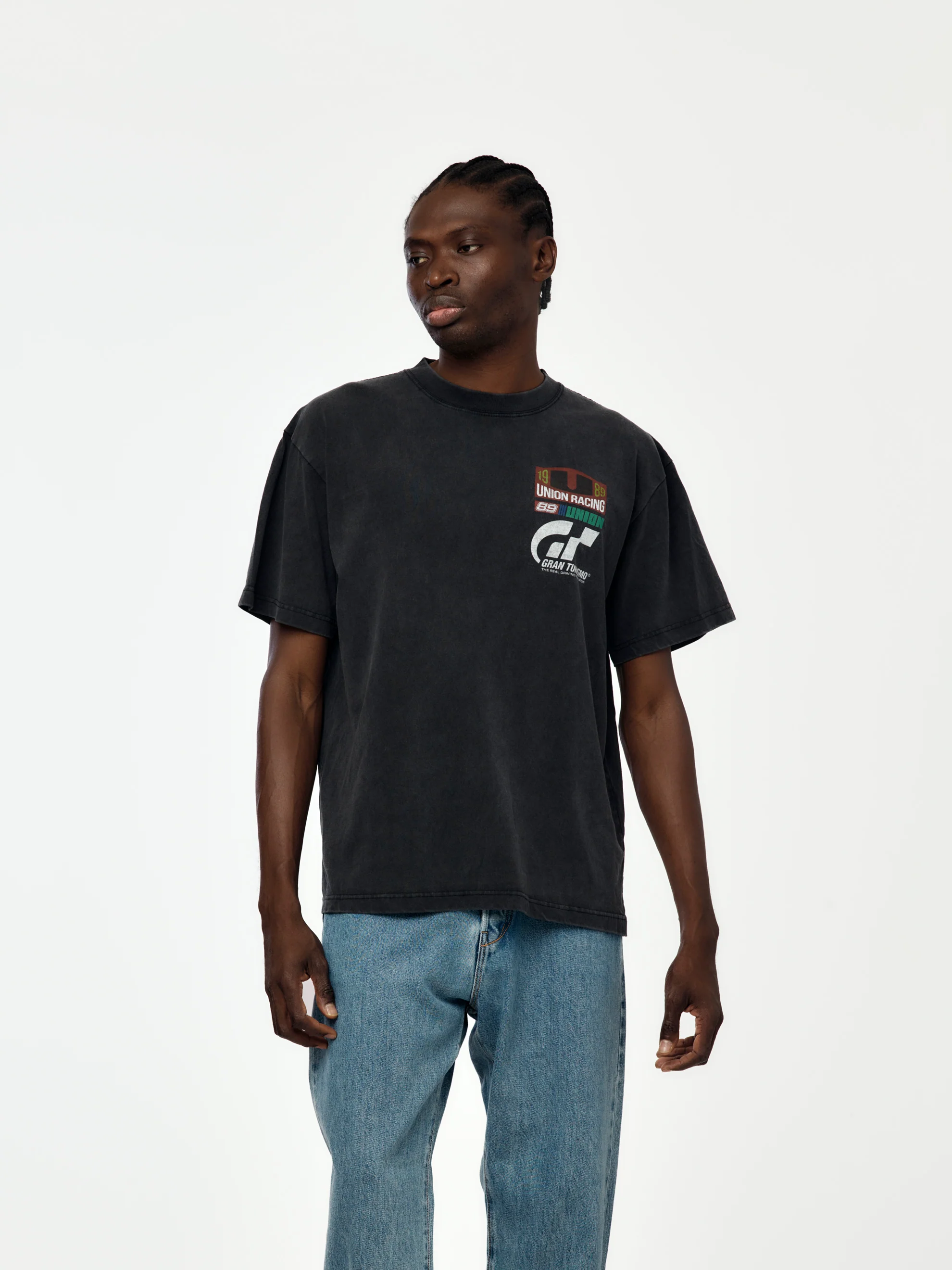 Union x Gran Turismo T-Shirt (Vintage Black) - Image 3