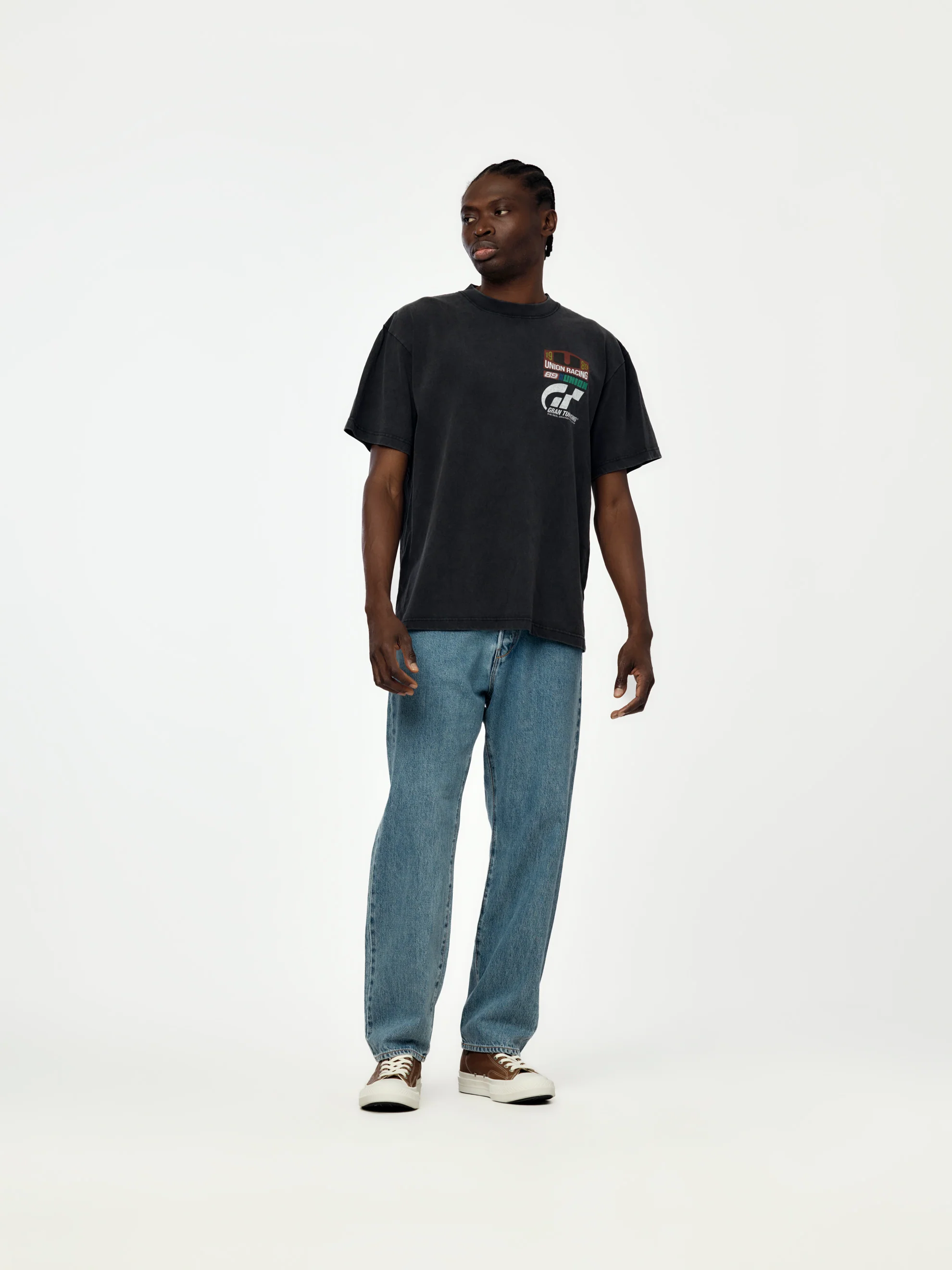 Union x Gran Turismo T-Shirt (Vintage Black) - Image 5