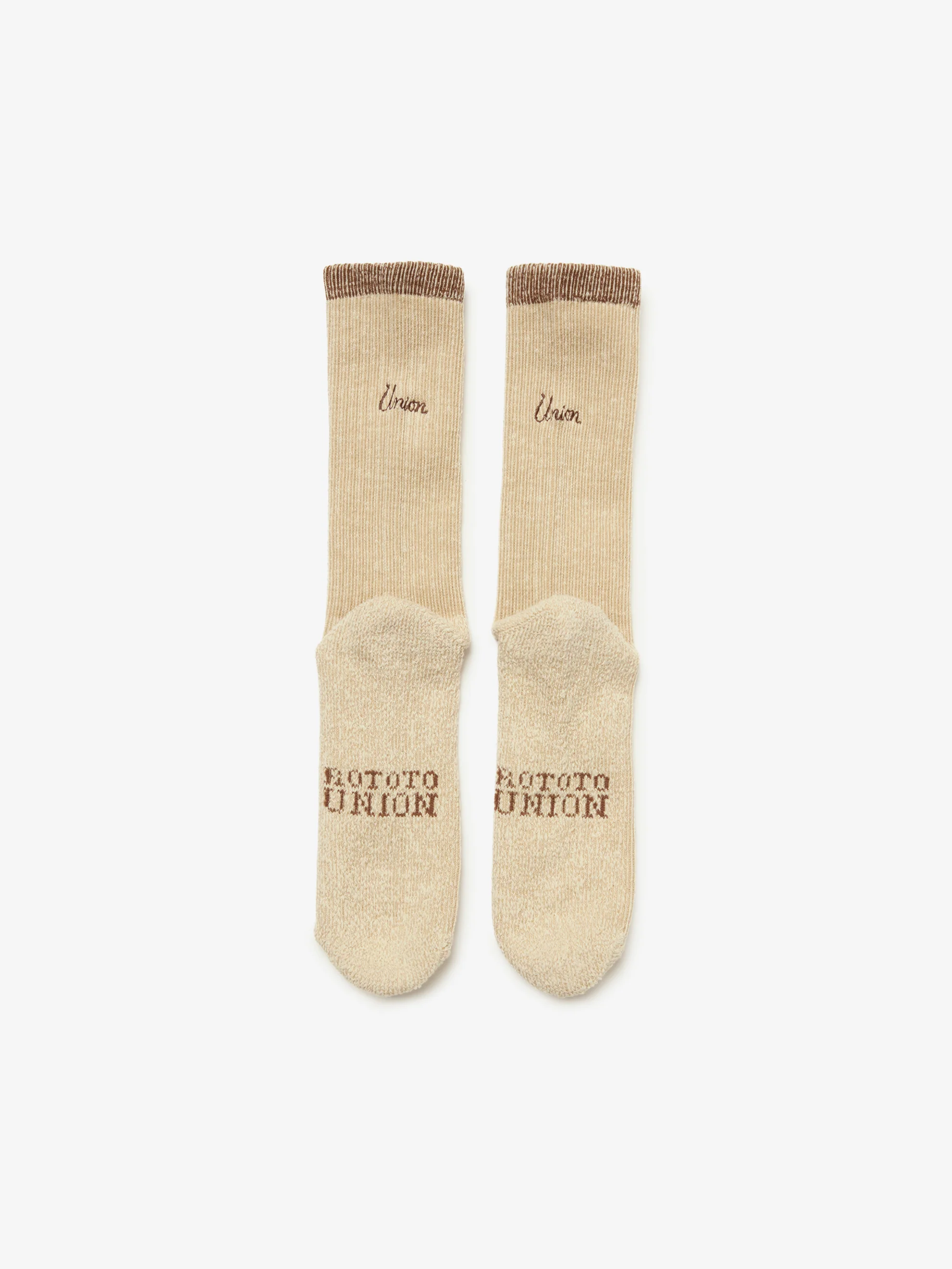 UNION x ROTOTO Framework Socks (Almond) - Image 5