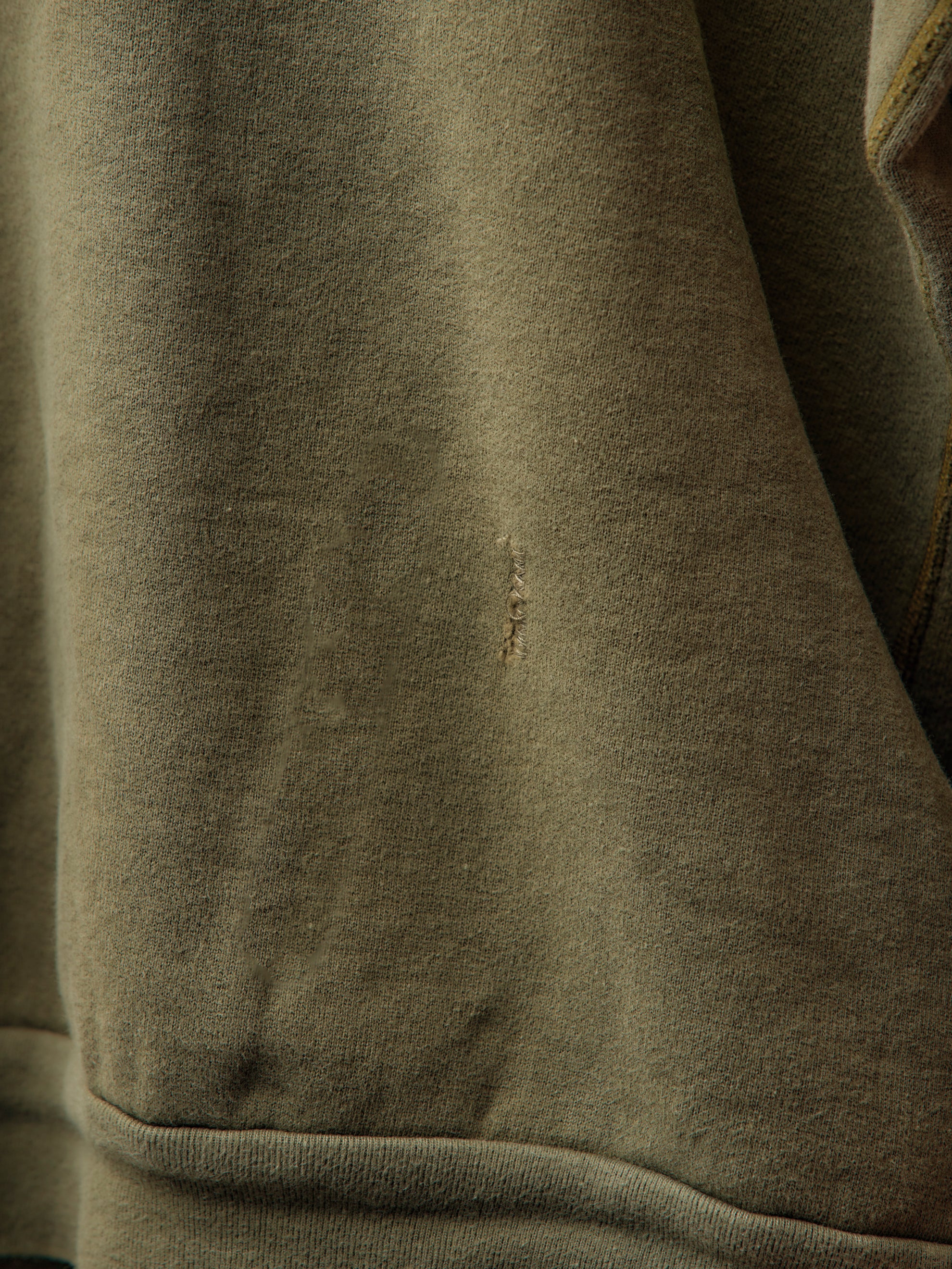 Vintage Double V Sweatshirt (OLIVE) (SIS) - Image 6