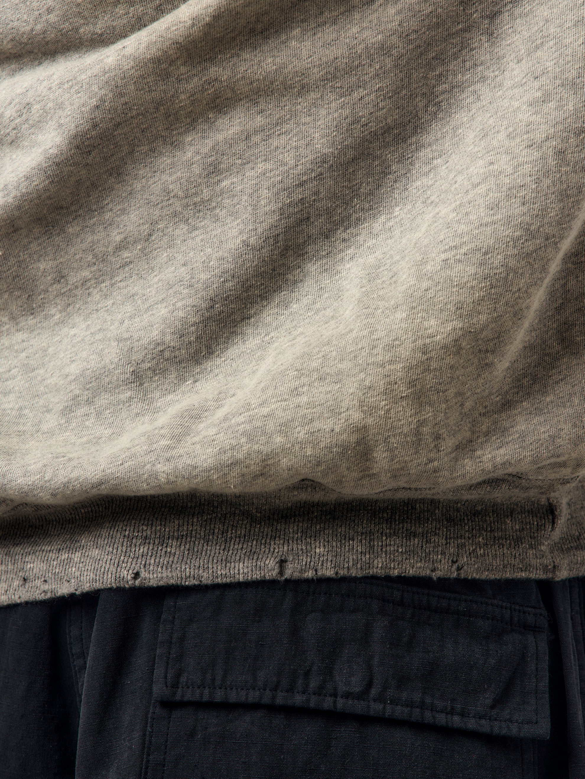 Vintage Light Weight Reversible Sweatshirt (GRAY / NAVY) (SIS) - Image 6