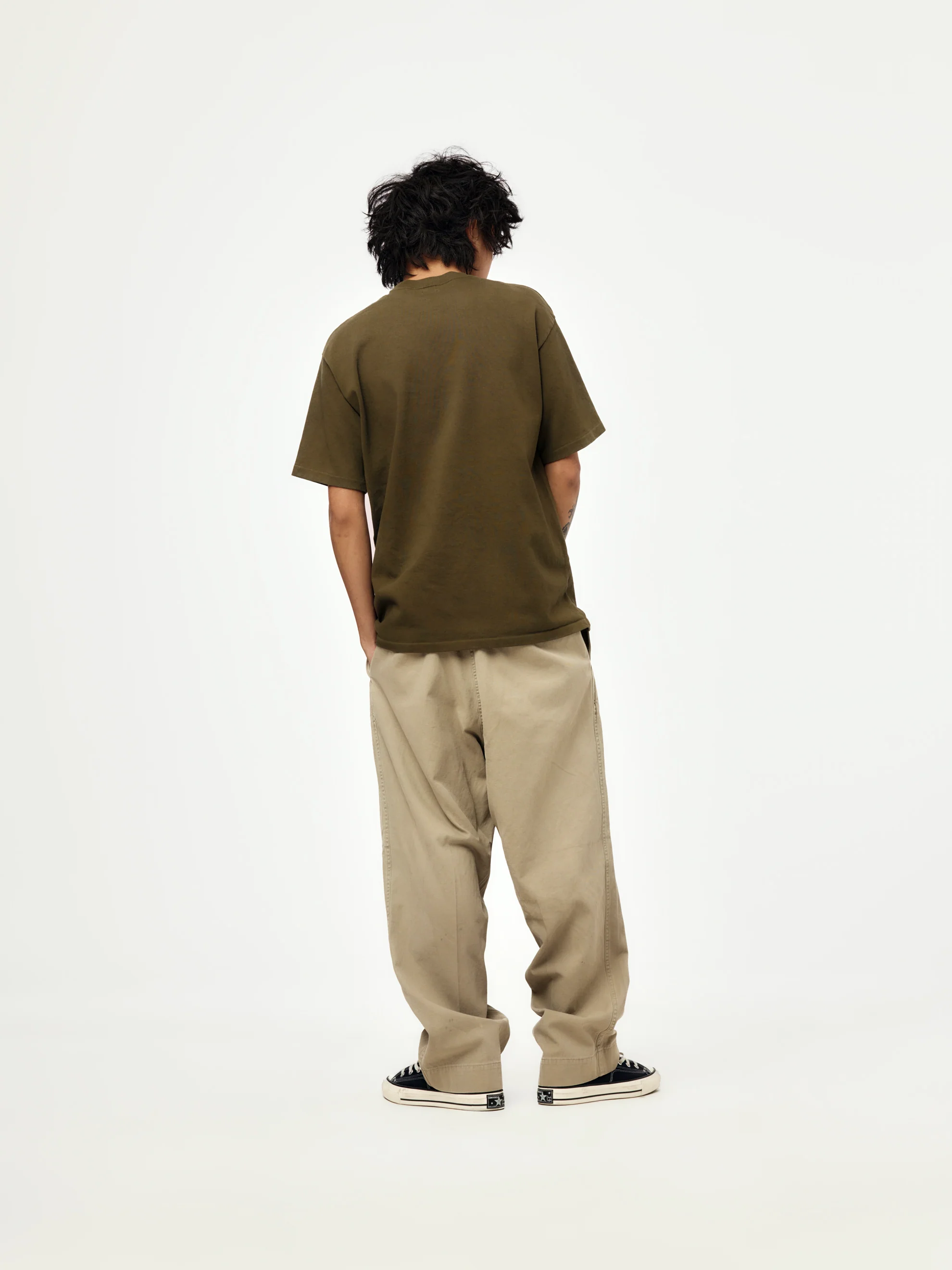 Vintage S/S T-shirt (OLIVE) (SIS) - Image 4