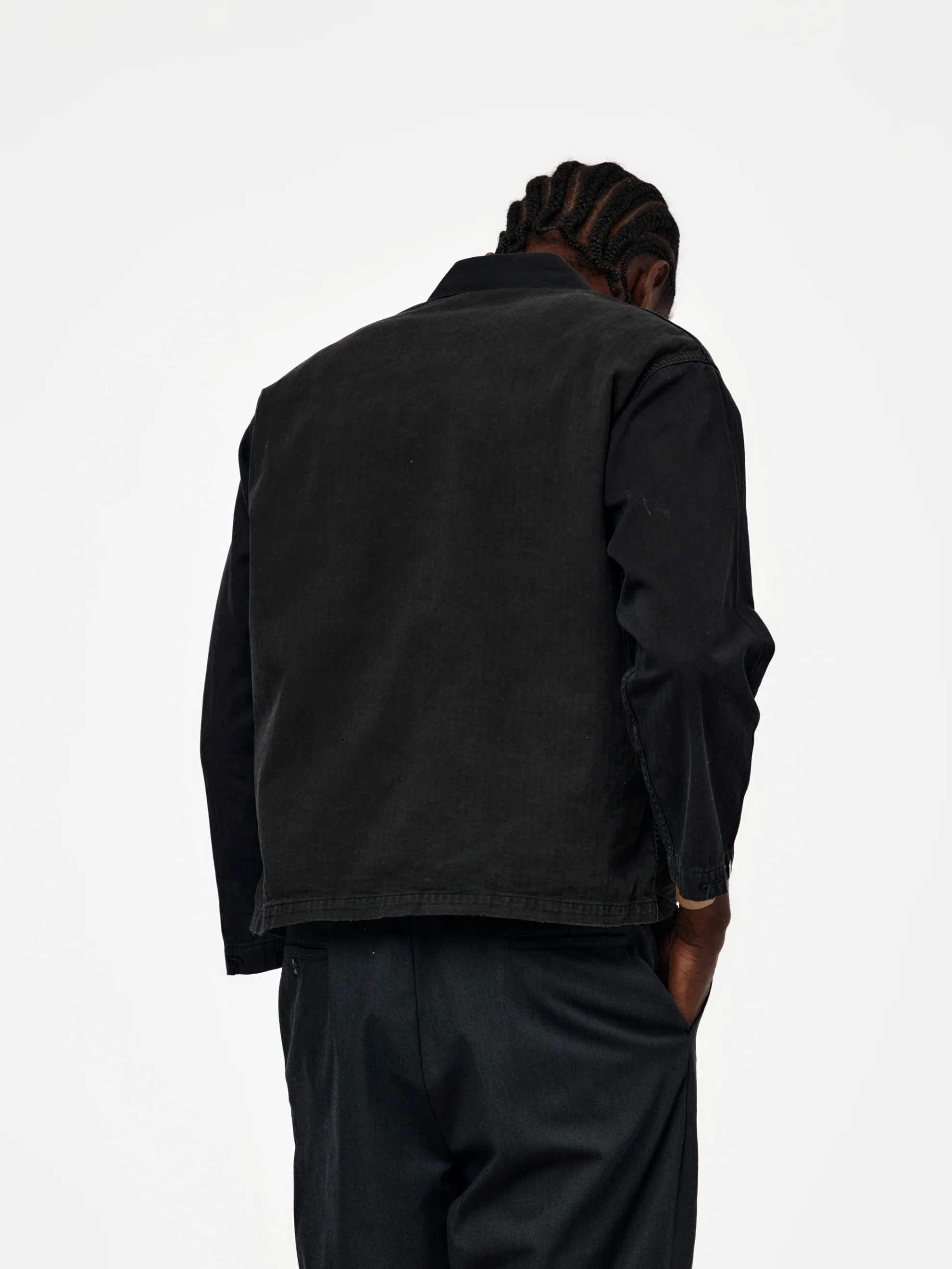 Vintage USMA HBT M-44 Jacket (BLACK) (SIS) - Image 3