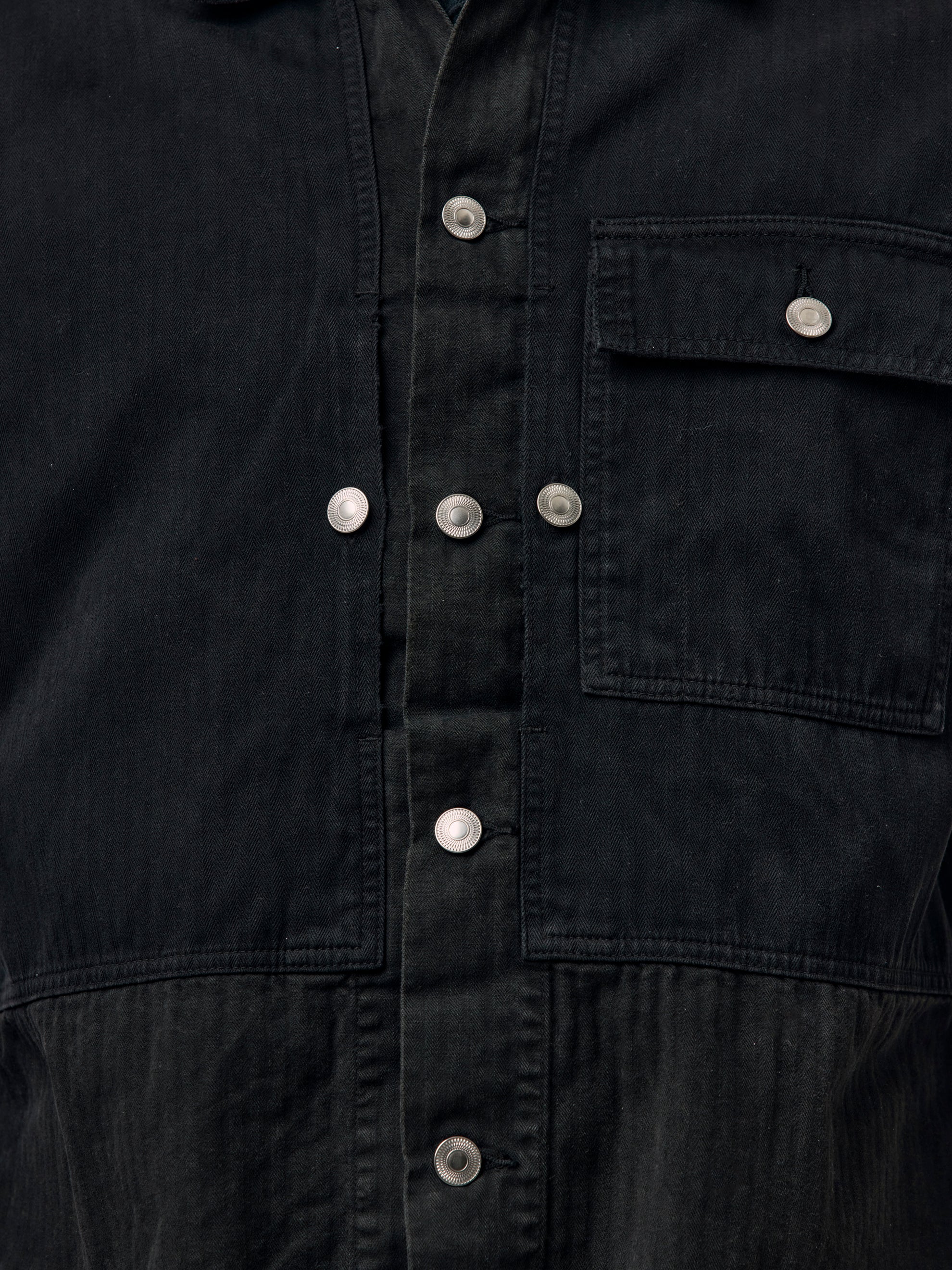 Vintage USMA HBT M-44 Jacket (BLACK) (SIS) - Image 6