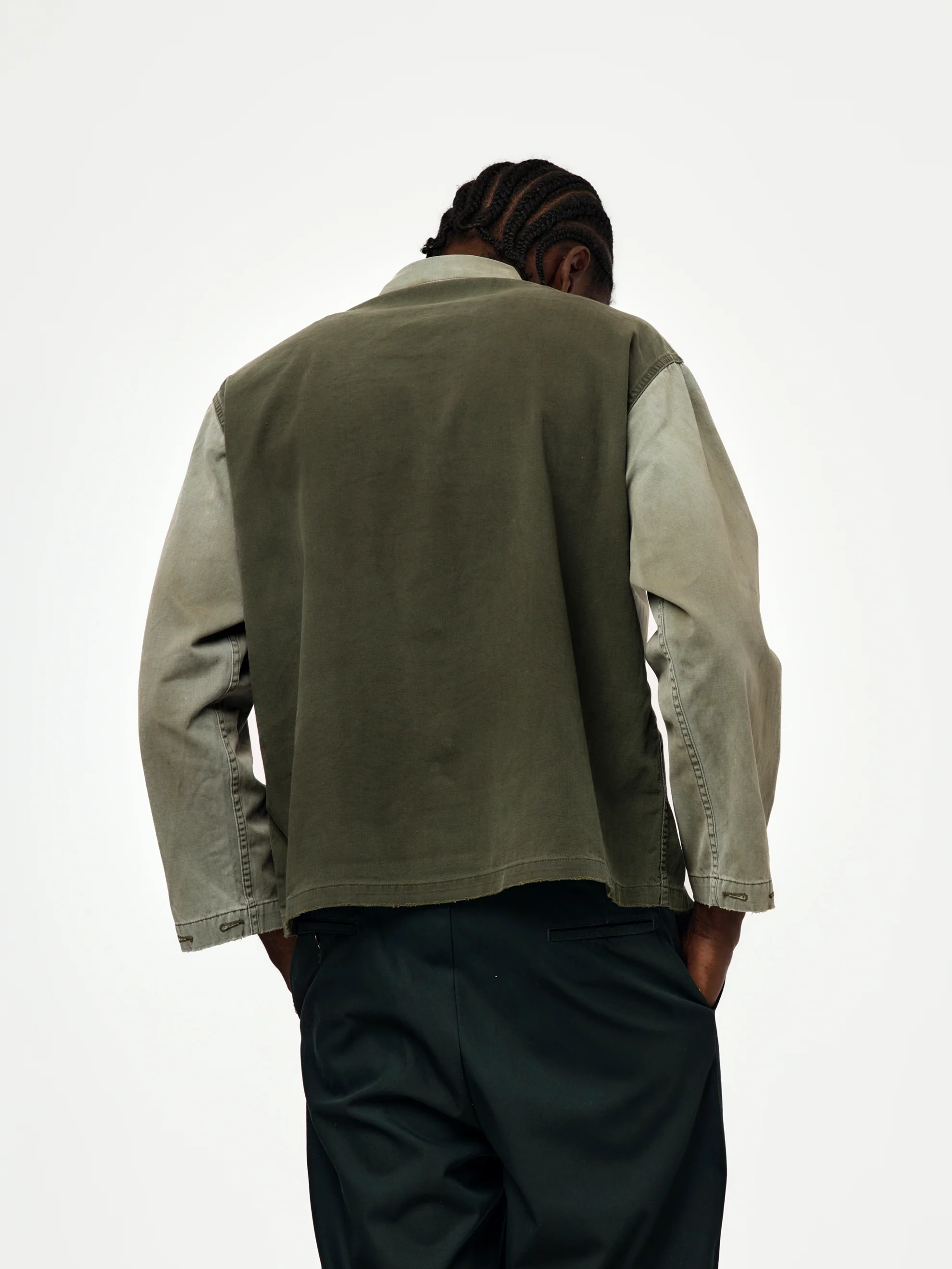 Vintage USMA HBT M-44 Jacket (SAGE) (SIS) - Image 3