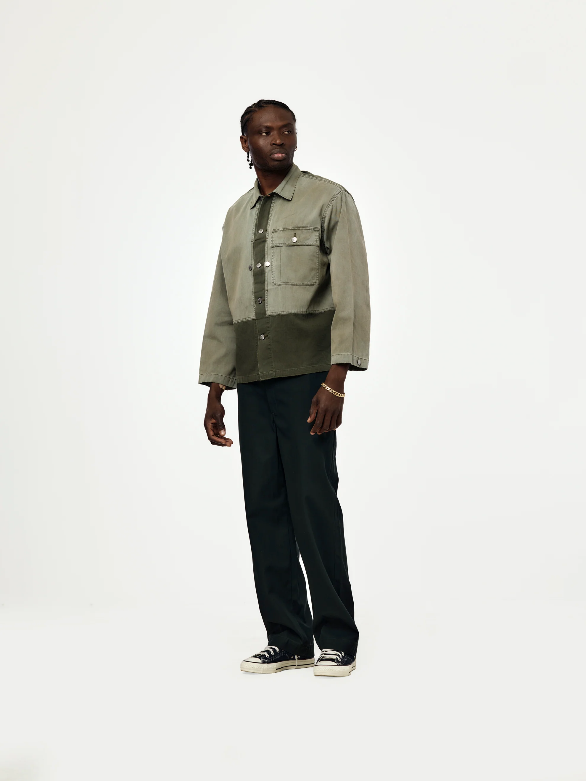 Vintage USMA HBT M-44 Jacket (SAGE) (SIS) - Image 4