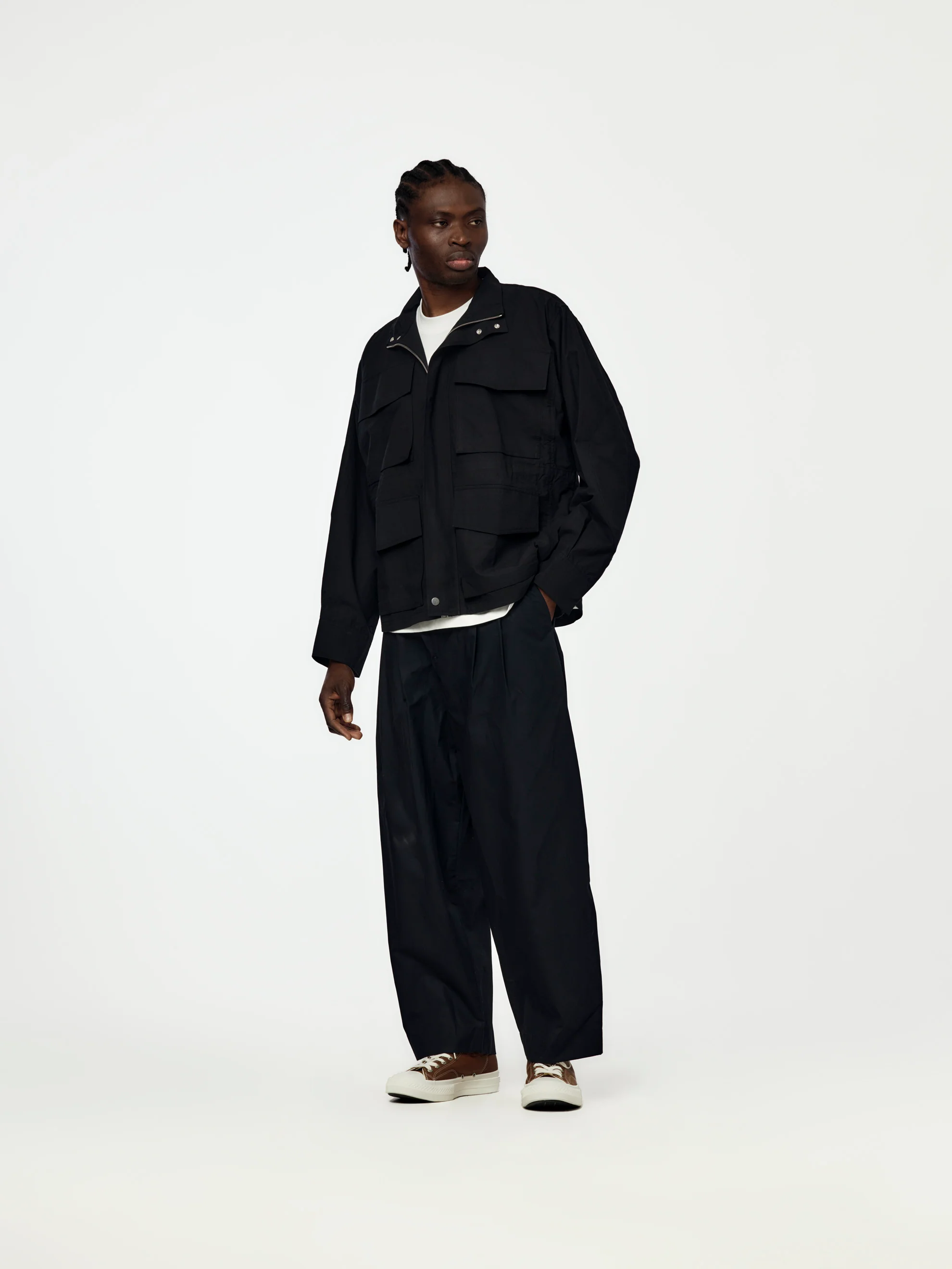 Vista Elasticated Waist Jacket (Black) - Image 4