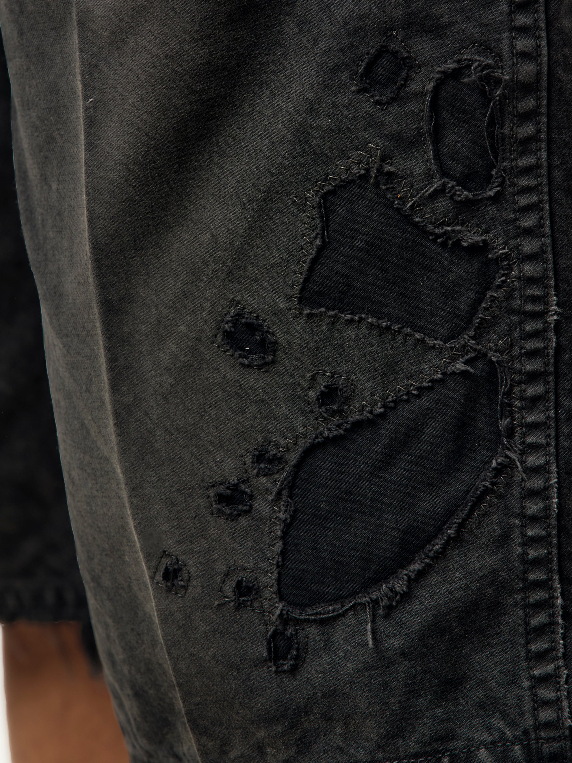 BROADER CHINO SHORTS CRASH (Black) - Image 6