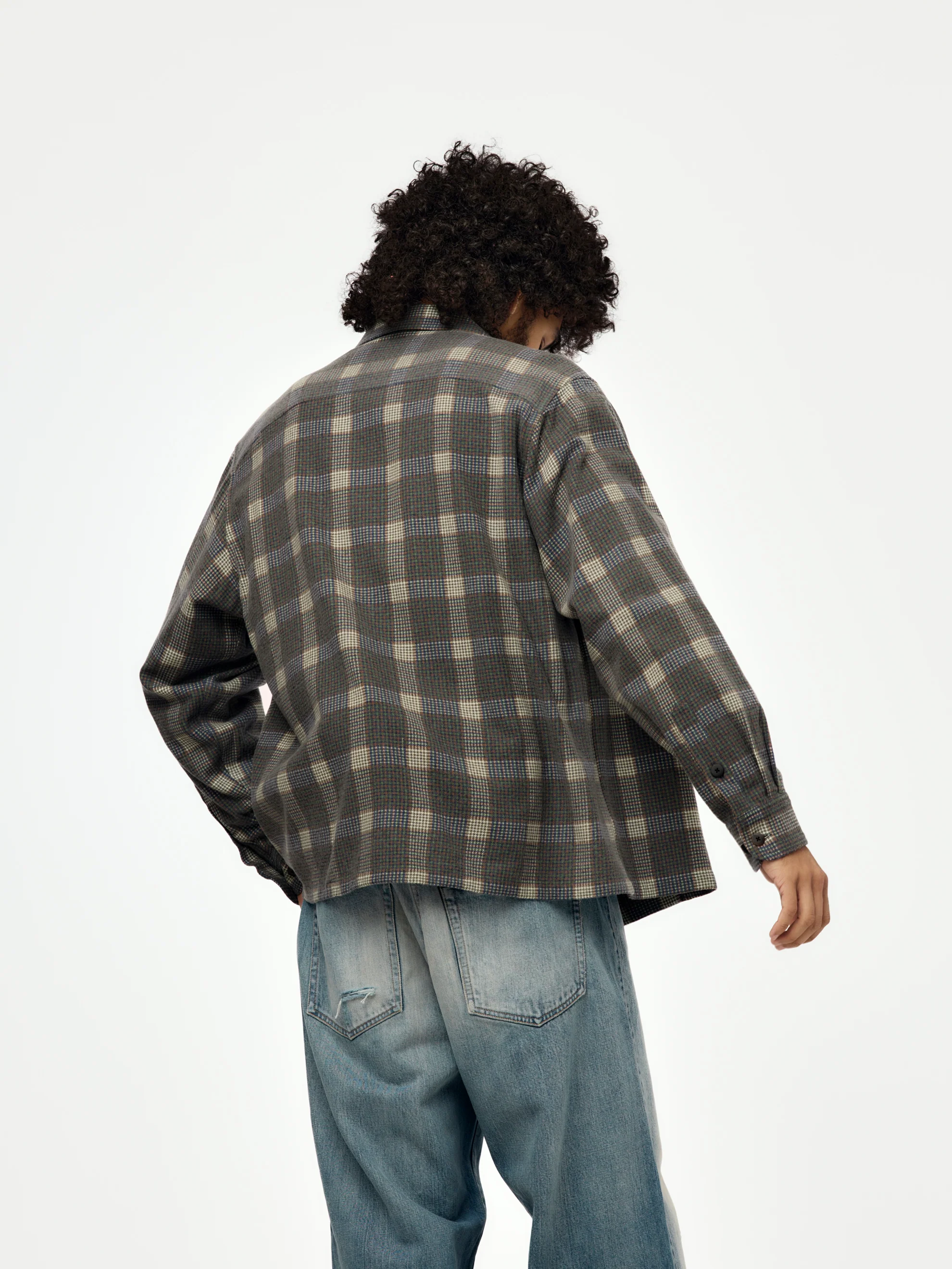 CARROW SHIRT CHECK (GREY) - Image 3