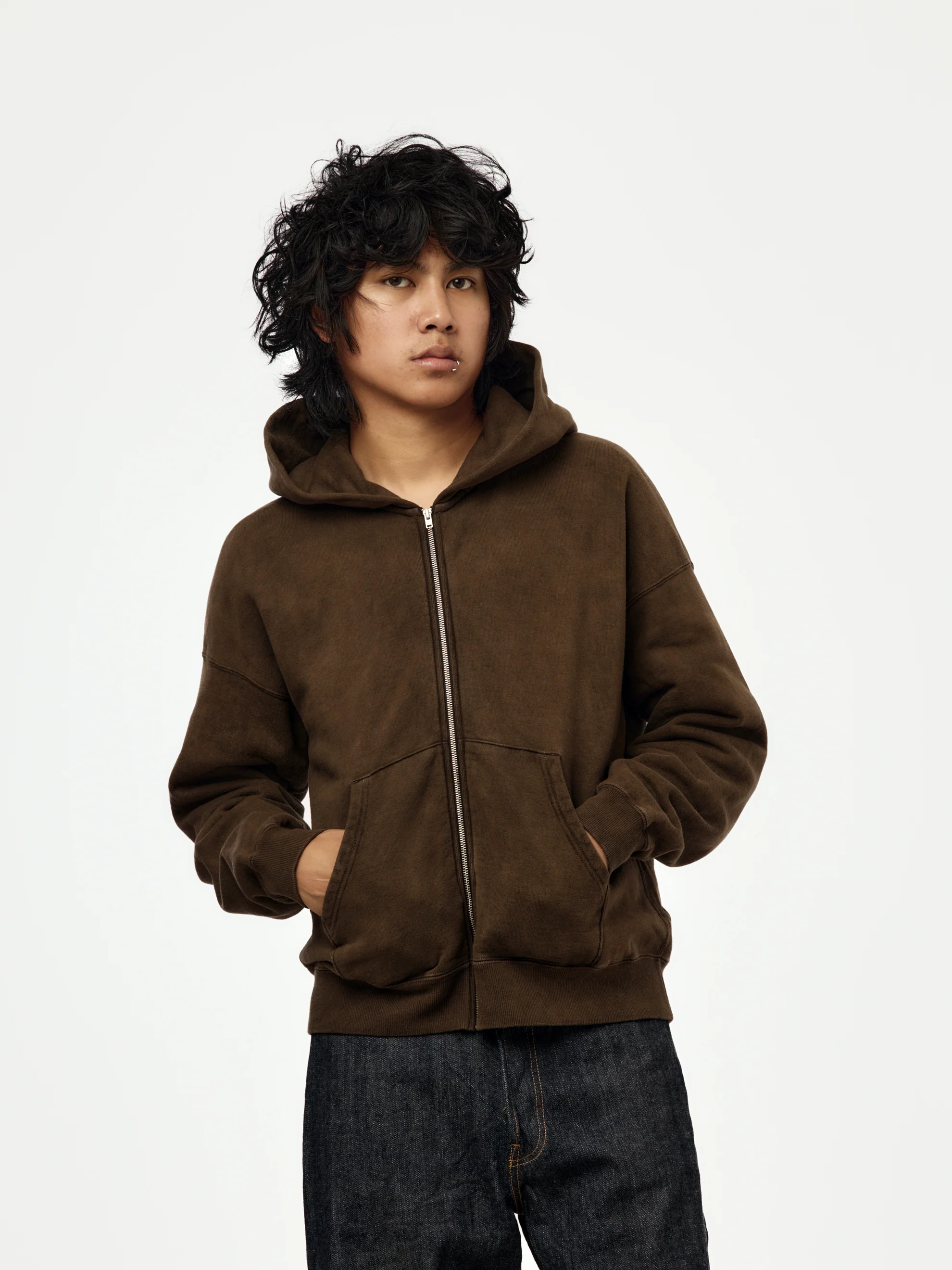 JUMBO SB HOODIE F.Z. (N.D.) (Mud)