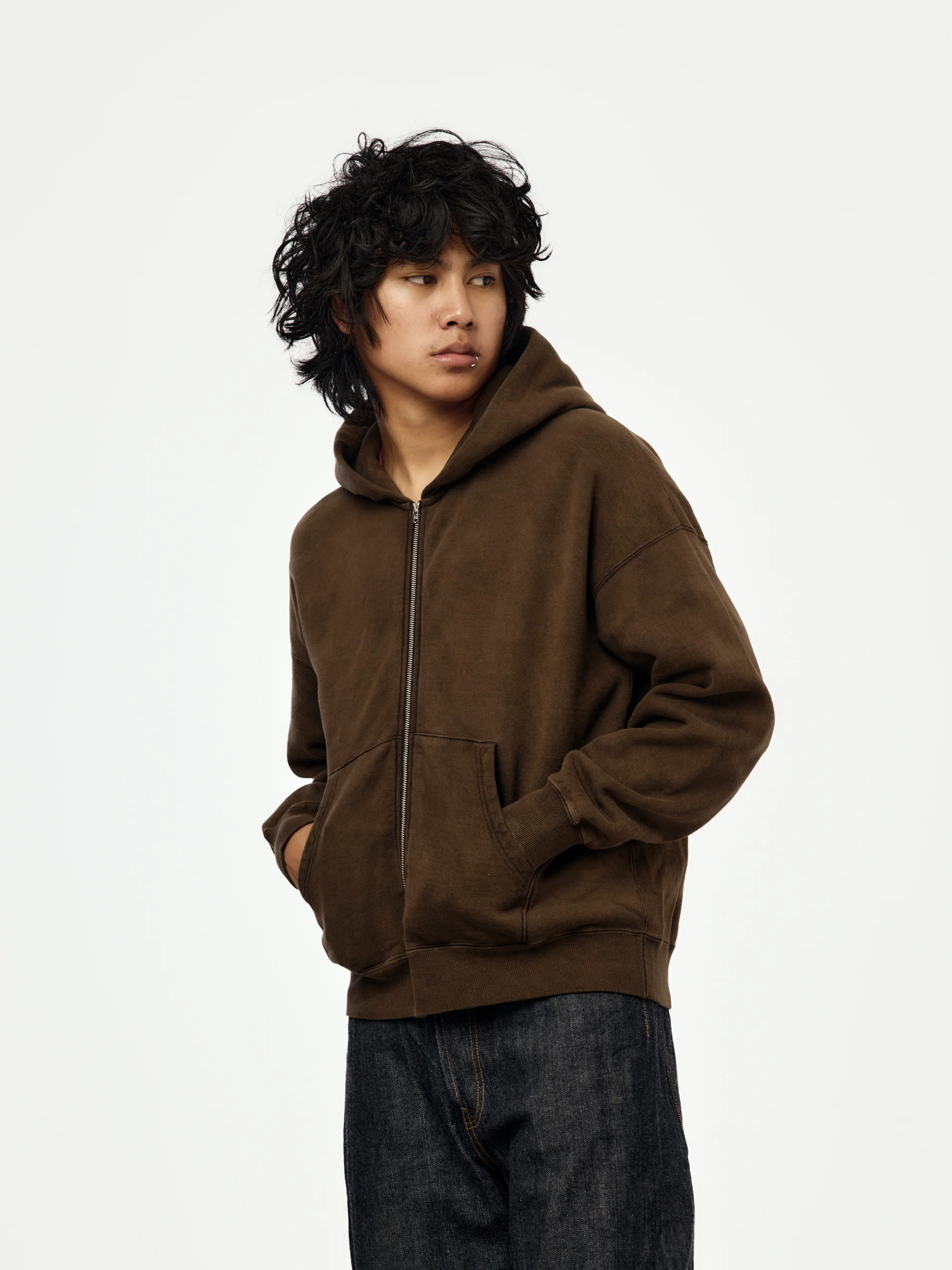 JUMBO SB HOODIE F.Z. (N.D.) (Mud) - Image 2