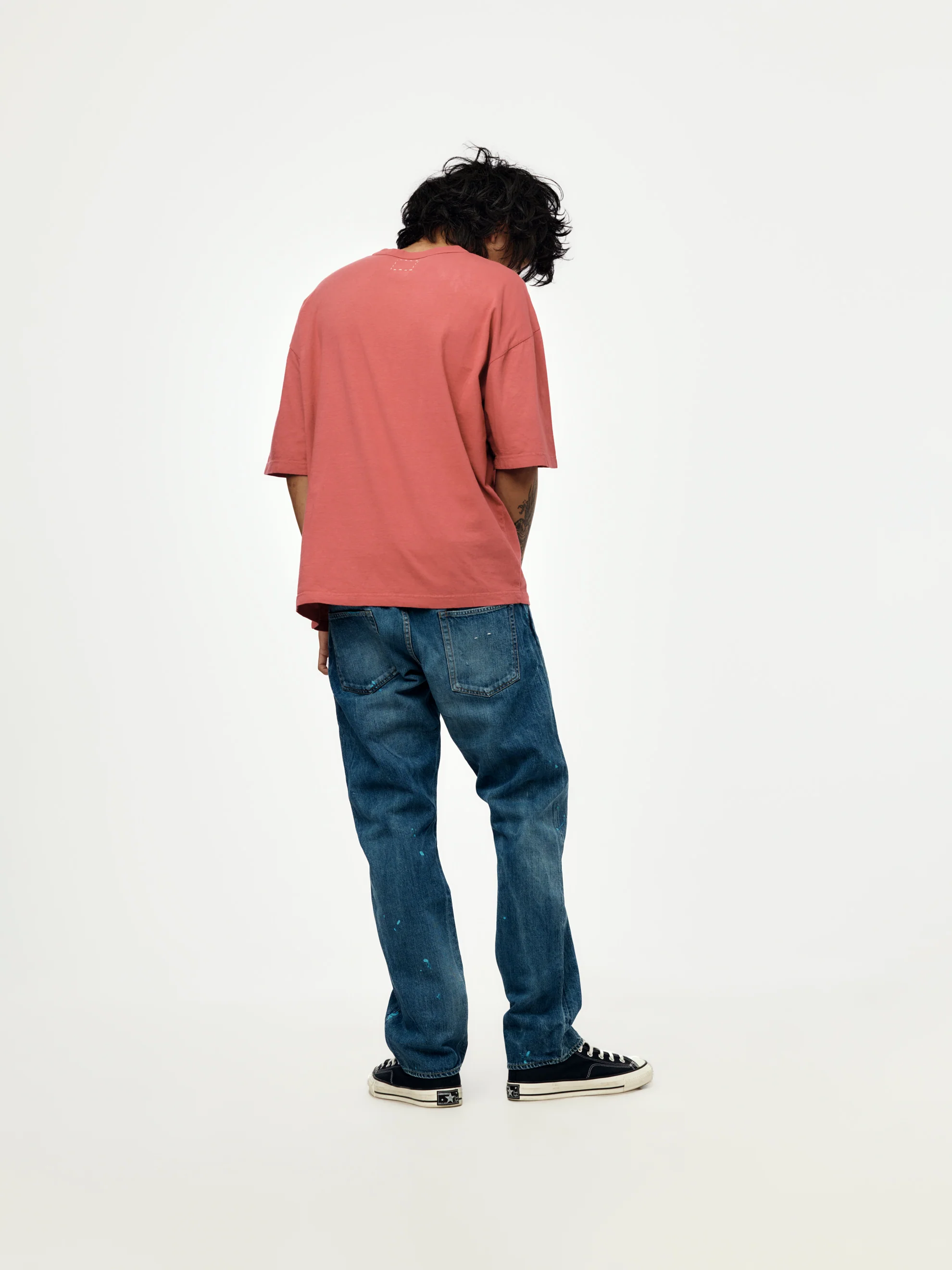 MONDO TEE S/S DMGD (Red) - Image 5