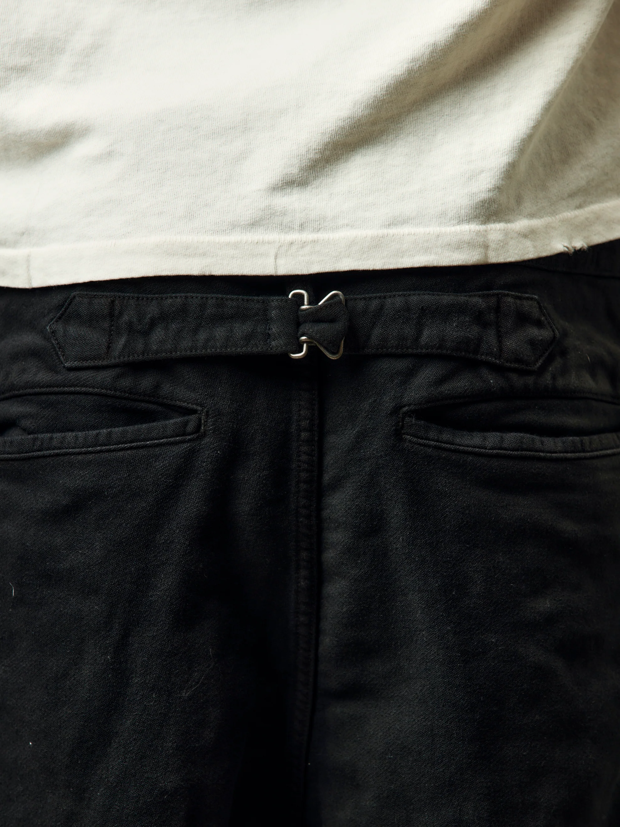 PASTORAL PANTS MOLESKIN (DMGD BLACK) - Image 6