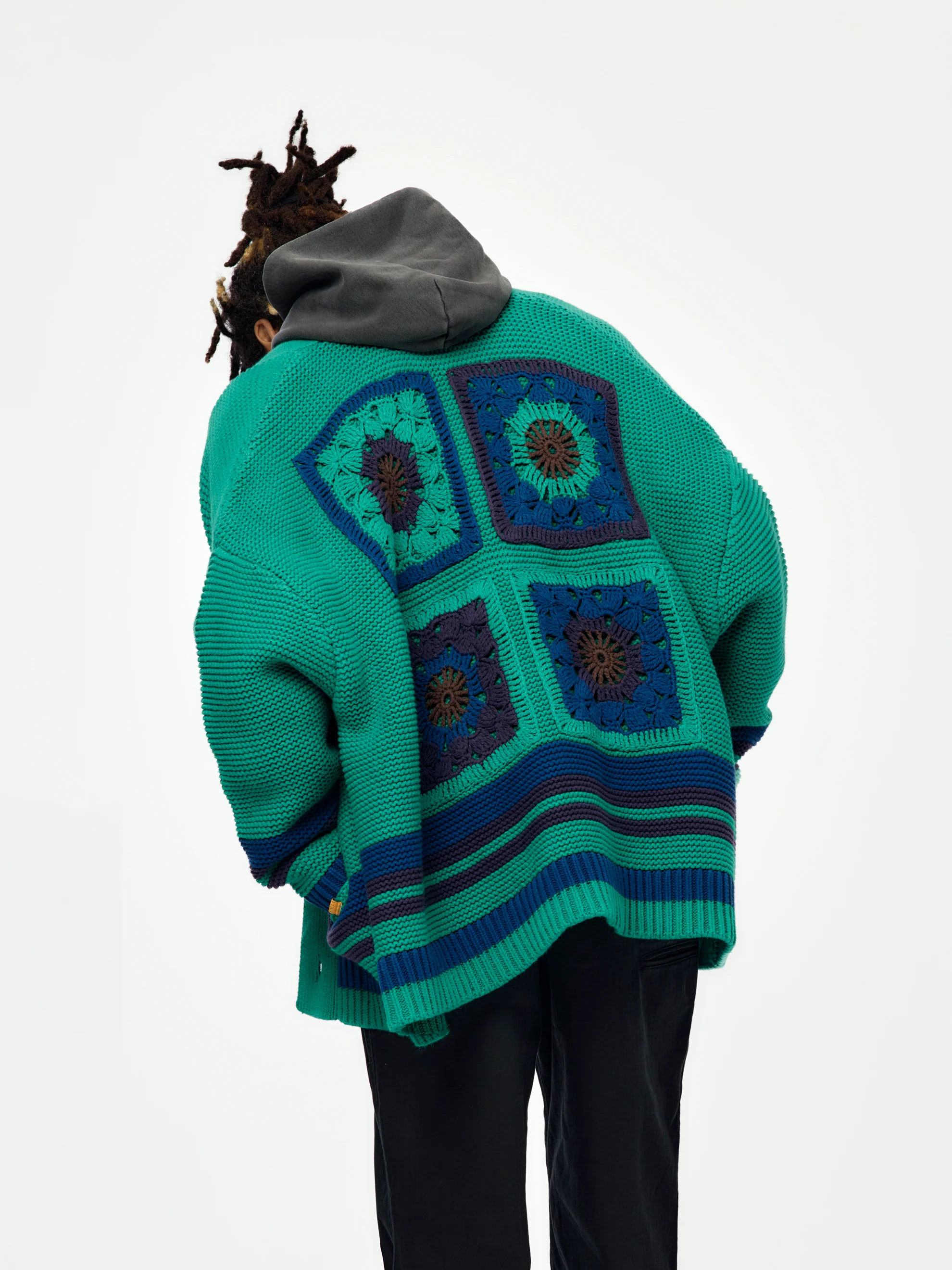 Wheatley Cardigan (Green) - Image 4