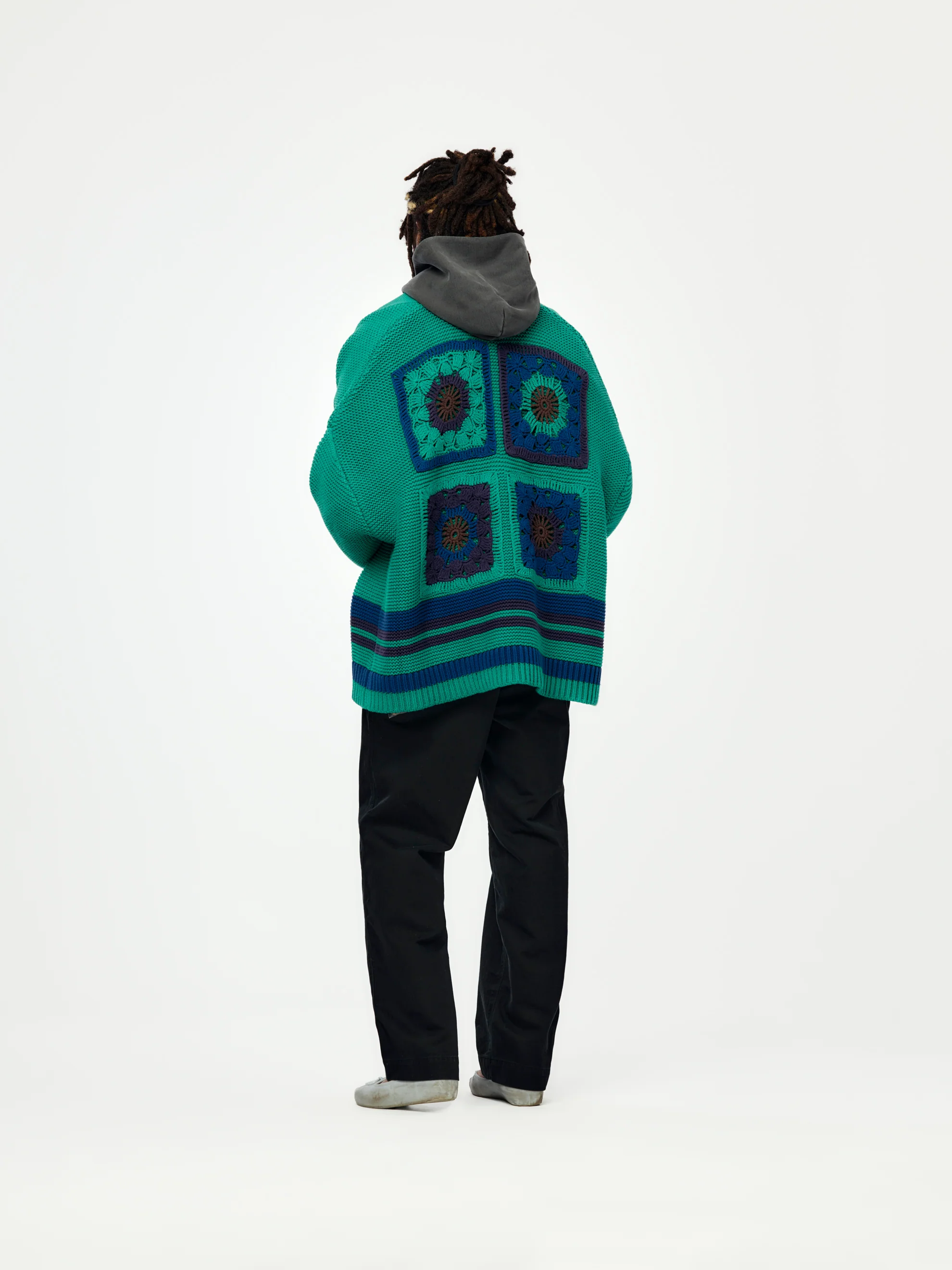 Wheatley Cardigan (Green) - Image 6