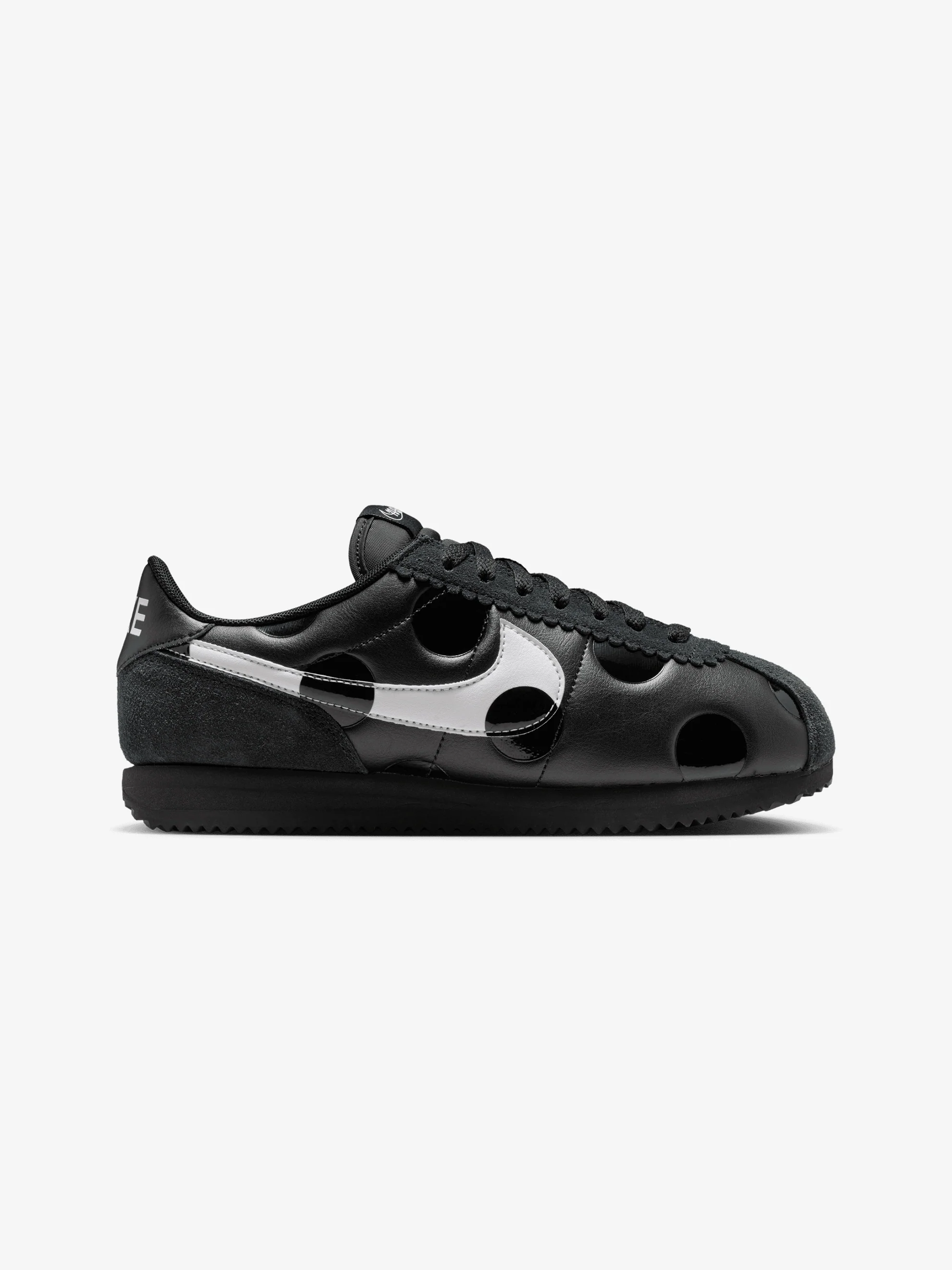 Women's Nike Cortez "Polka Dots" (BLACK/WHITE-BLACK) - Image 3