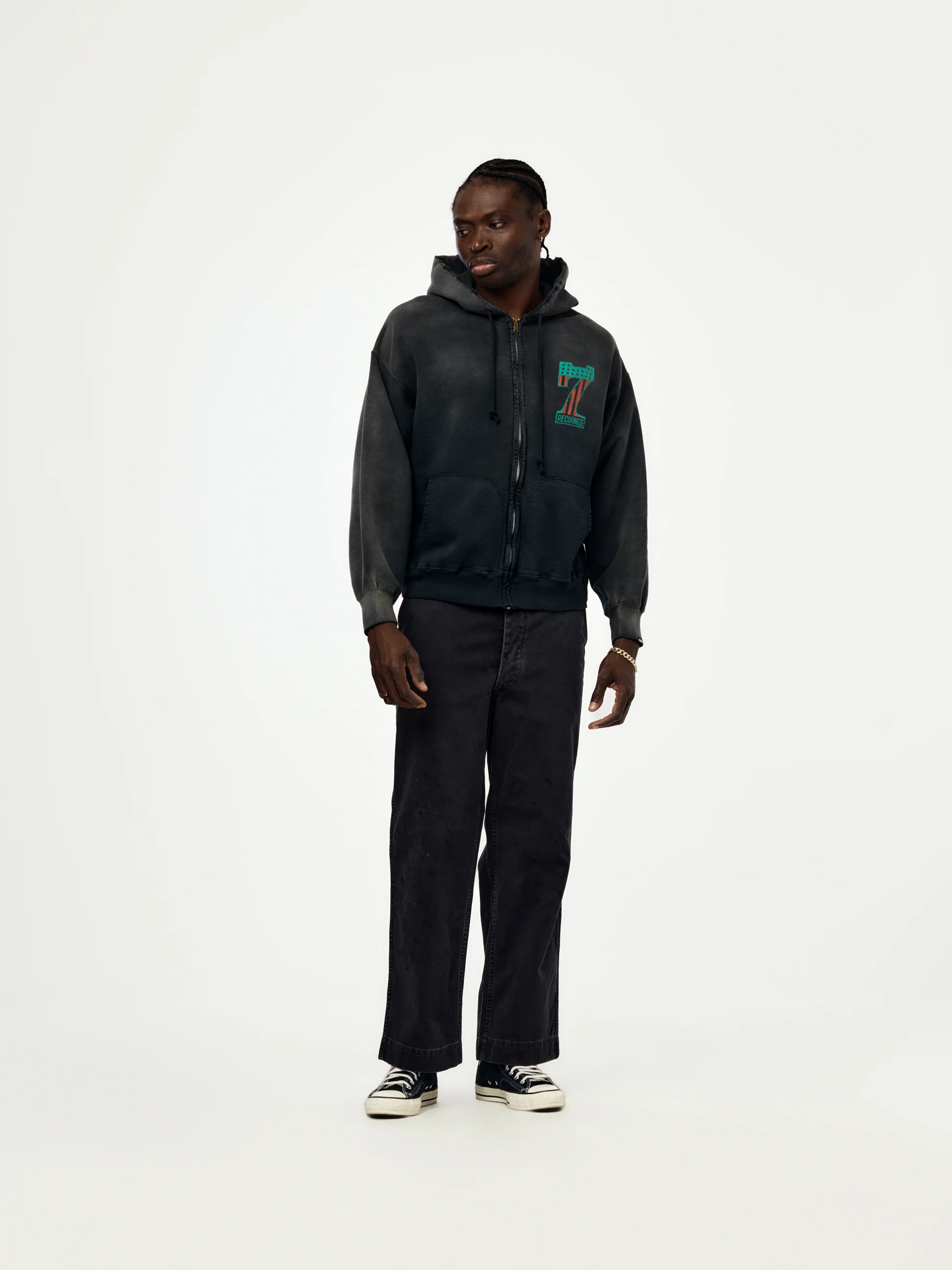 Work Aged Trousers (Black) - Image 5