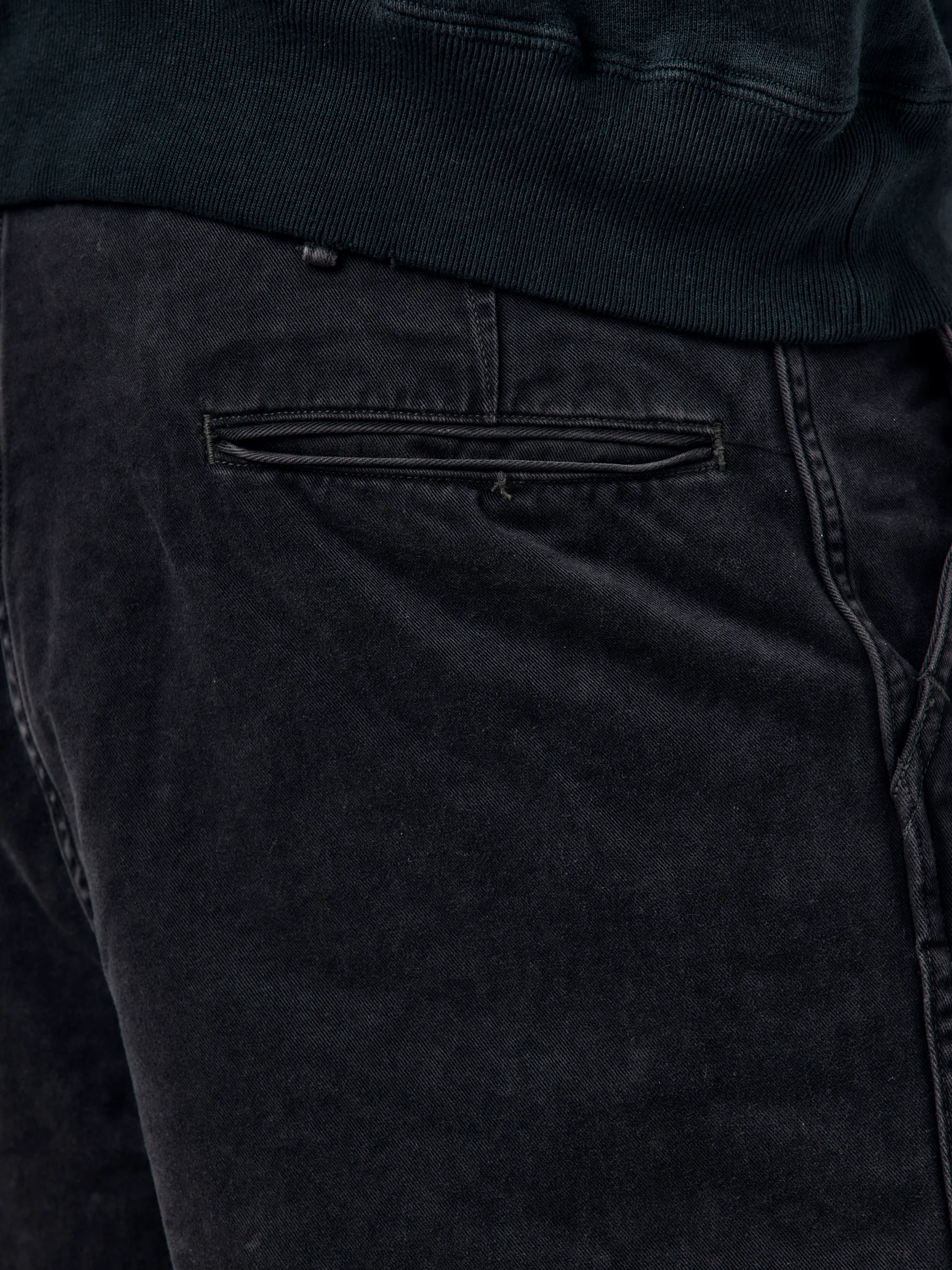 Work Aged Trousers (Black) - Image 7