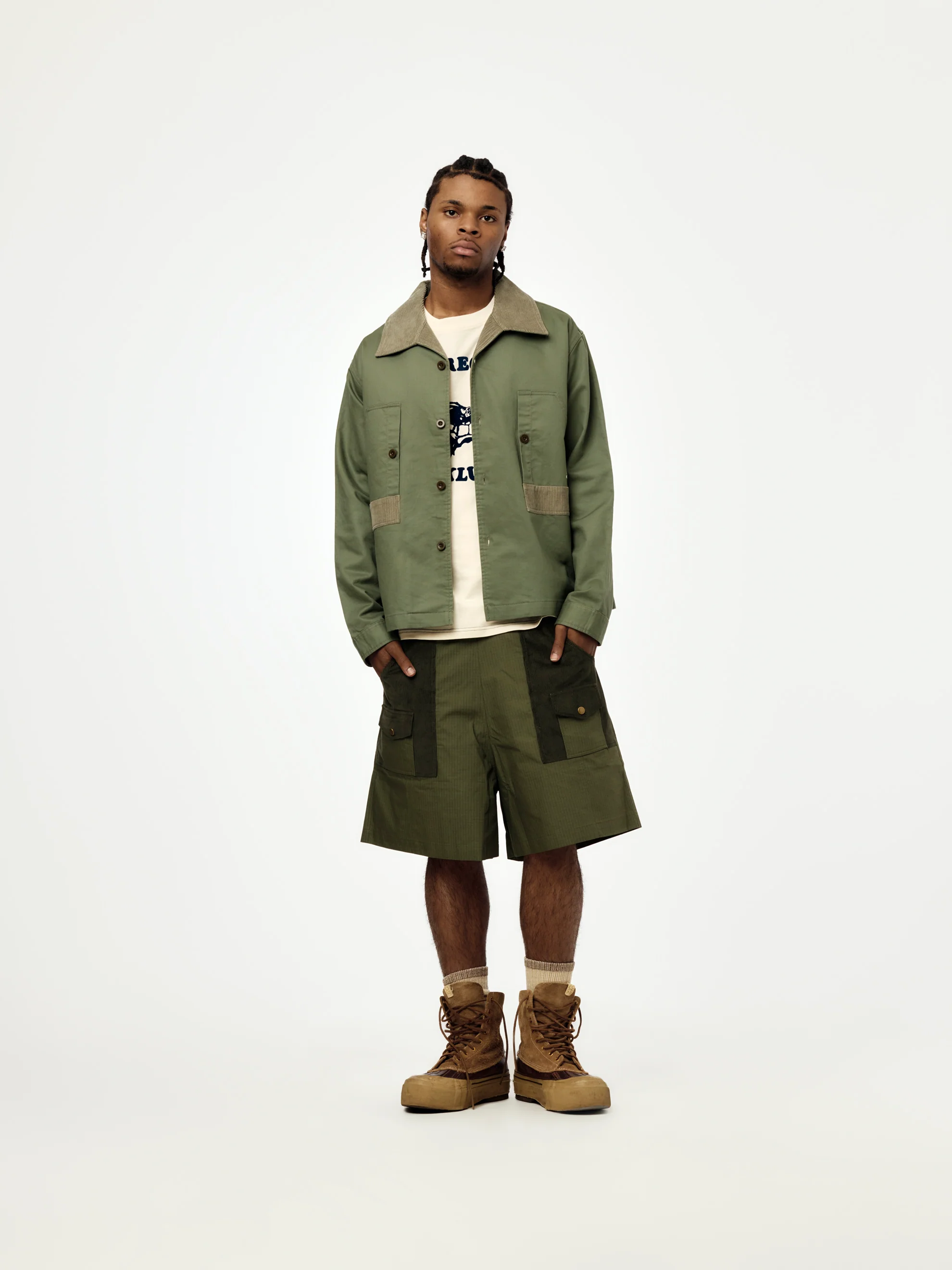 Workers Jacket (Olive) - Image 4