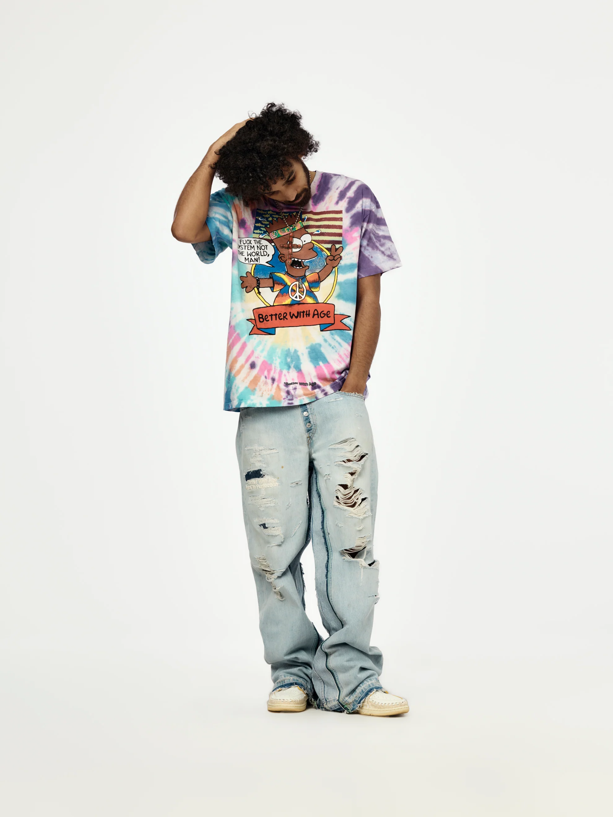 Worser Tie Dye Tee (Tie Dye/Assorted) - Image 4