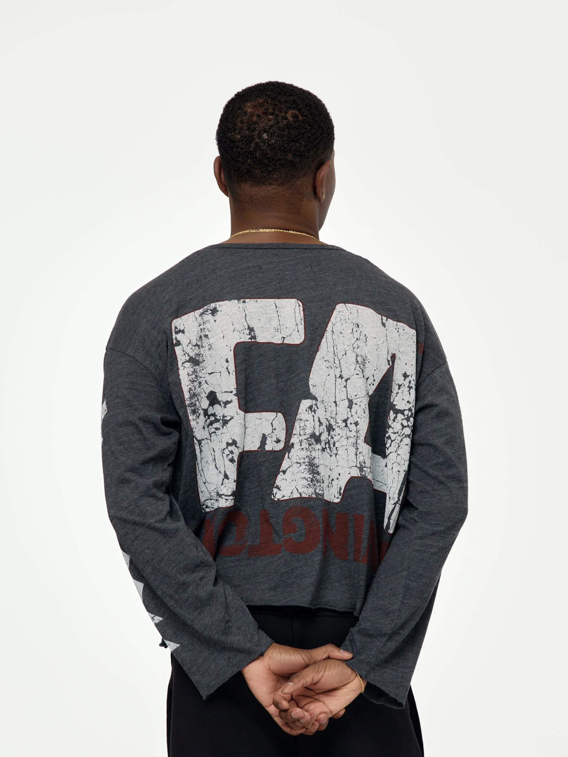 Yahwey LS Tee (Vintage Black) - Image 3
