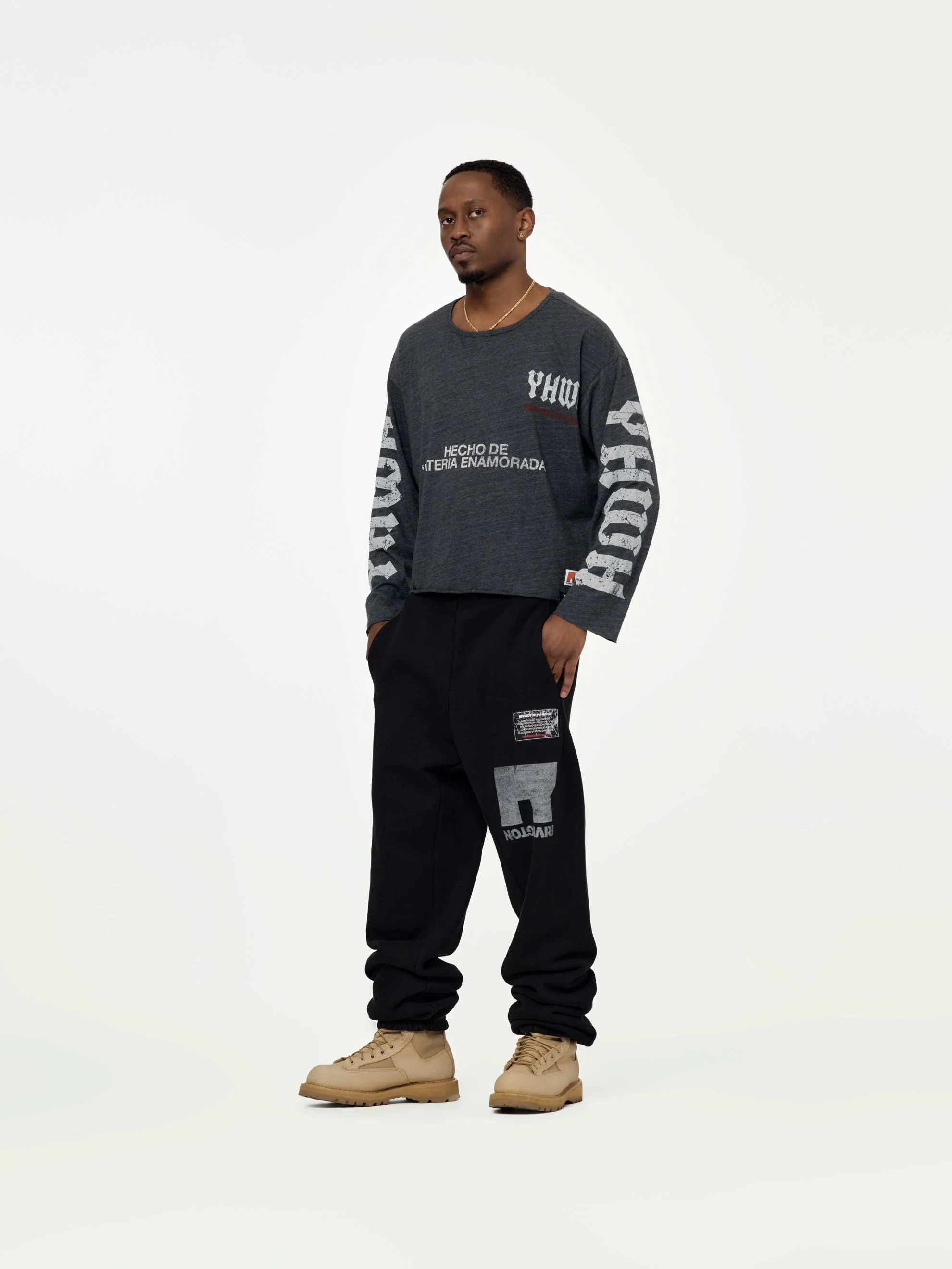 Yahwey LS Tee (Vintage Black) - Image 4