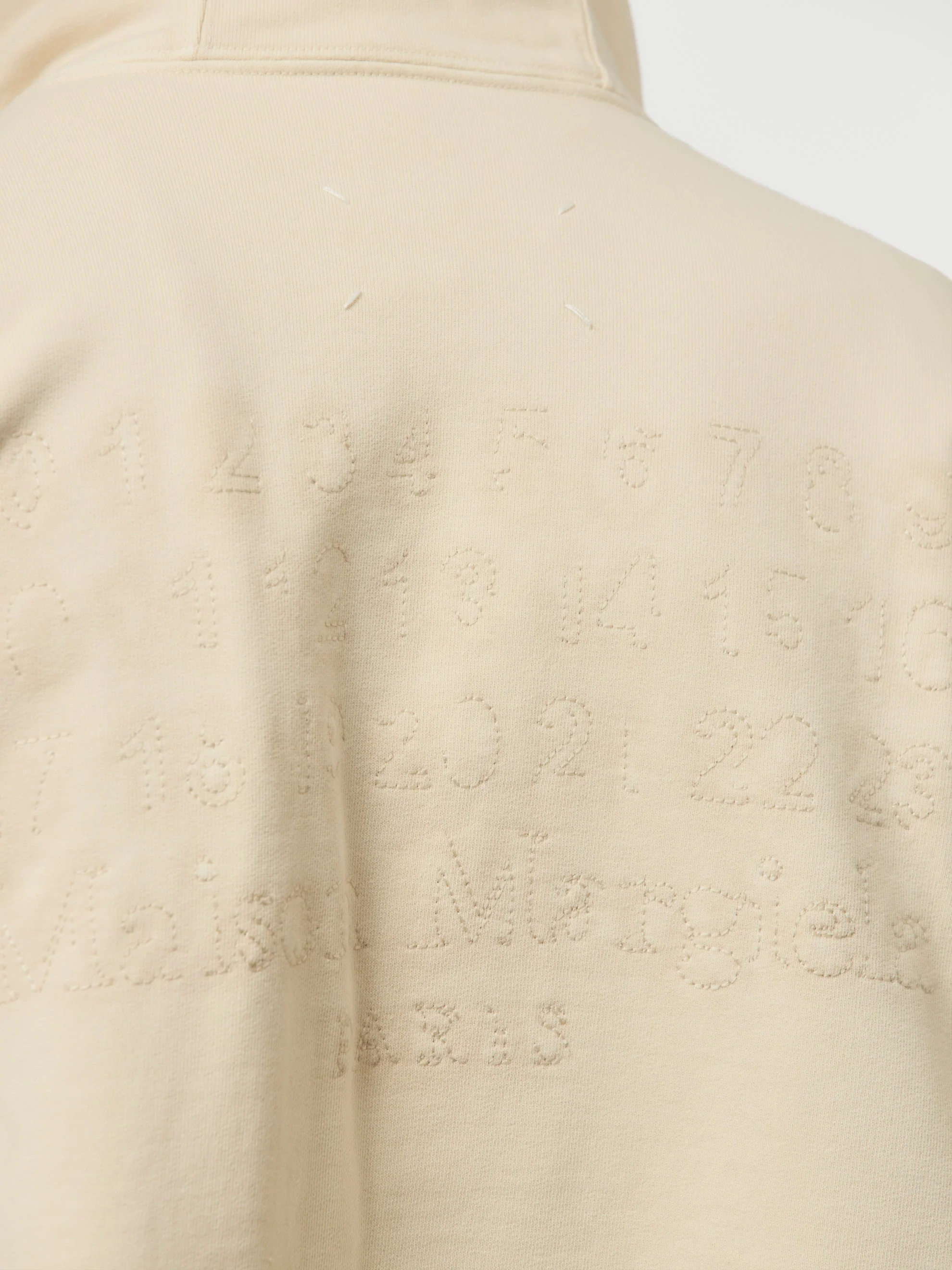 Zip Sweatshirt (Beige) - Image 6