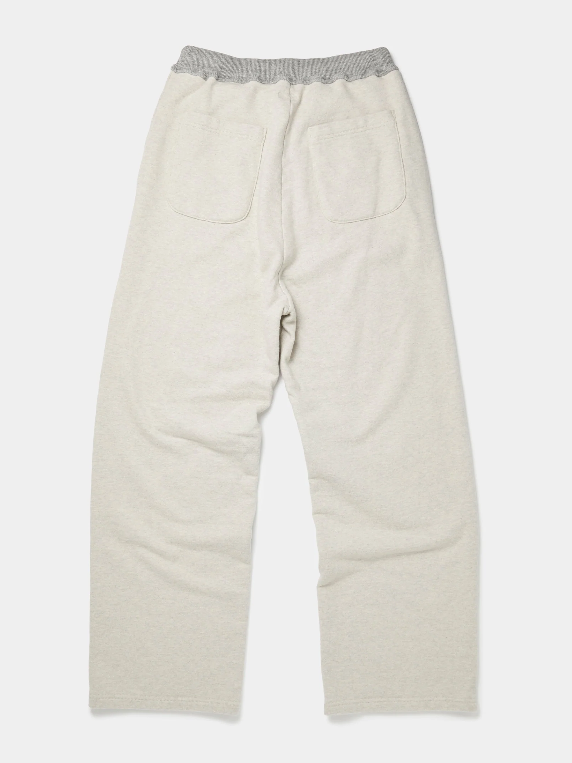 Zipper Knit W-Knee Sweatpants (Ecru) - Image 7